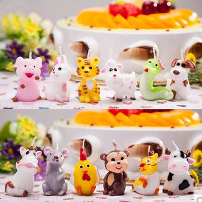 

Birthday Candle Children Smokeless Handmade Animal Candle Factory Direct Sales Wedding Decor Scented Candle Making