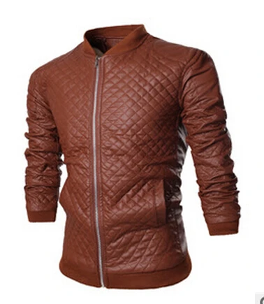 Мода 2015 Adicolo локомотив воротник мужские кожаные пальто цвет темно-ячейки мужские кожаные пальто цвет