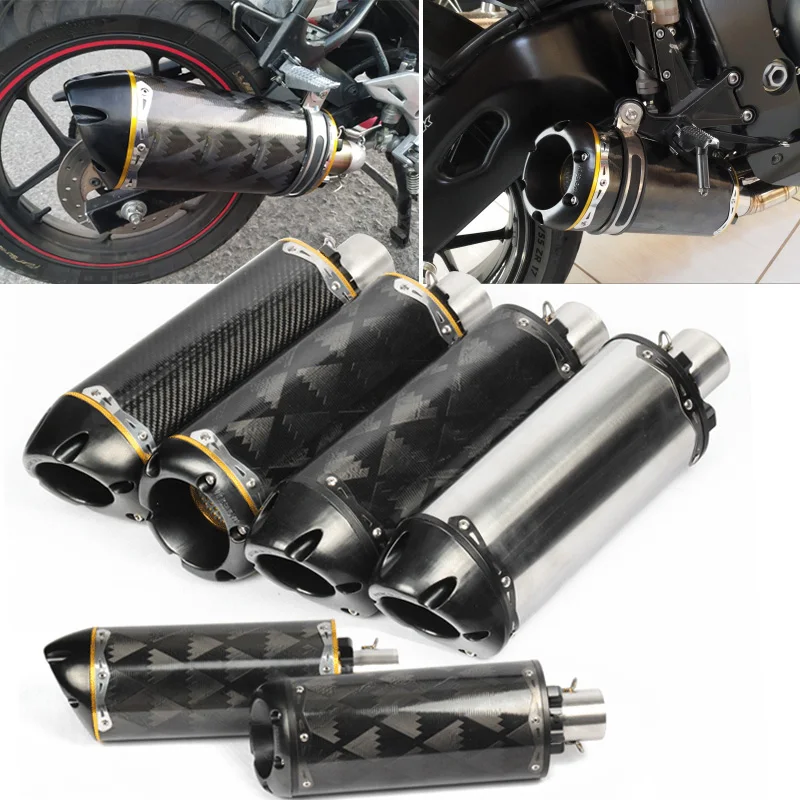 Two Brothers Exhaust Pipe Motorcycle Cnc Real Carbon Muffler Scooter Db Killer For Nc750x R1 R6 Fz8 Z650 Gsxr750 Gsxr1000 Exhaust Exhaust Systems Aliexpress