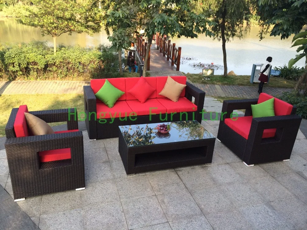 China rattan garden sofa furniture set,outdoor sofa furniture
