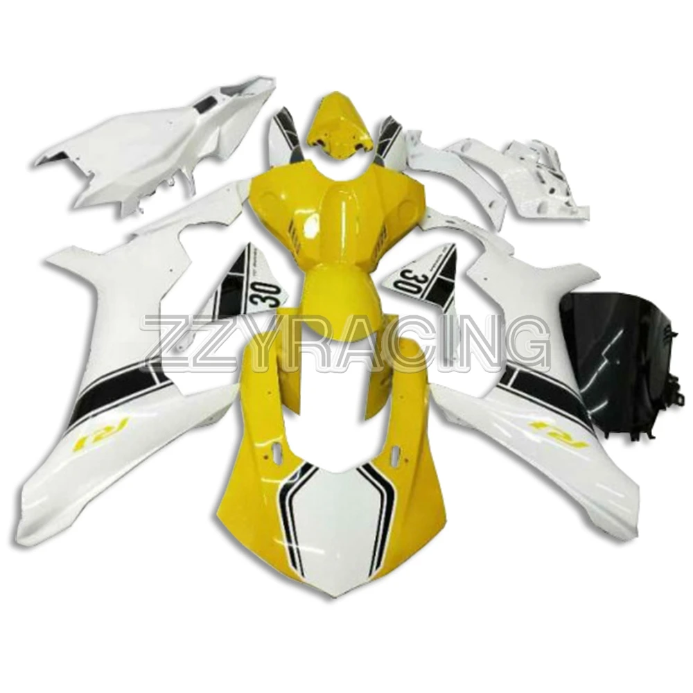 

Injection Fairings for Yamaha YZF R1 2015 - 2017 2016 Complete Panels ABS Plastic Panels YZF1000 R1 15 16 17 Yellow White Cover