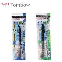 TOMBOW кисть с надписью каллиграфия ручка тонкая/наконечник кисти черные чернила художественный маркер японские канцелярские принадлежности