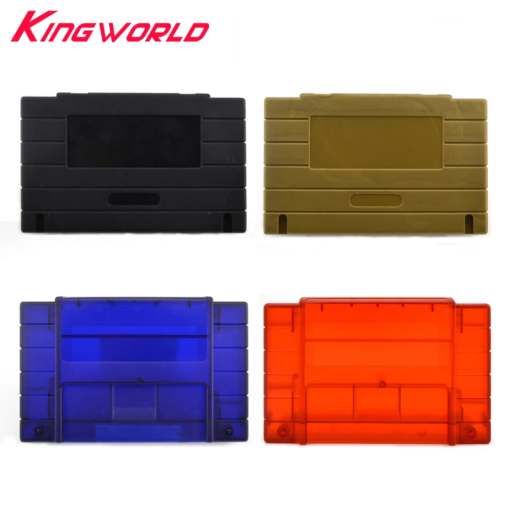 

10pcs American version Replacement Plastic card 16bit shell Plastic Shell for Super for S-NES game Console