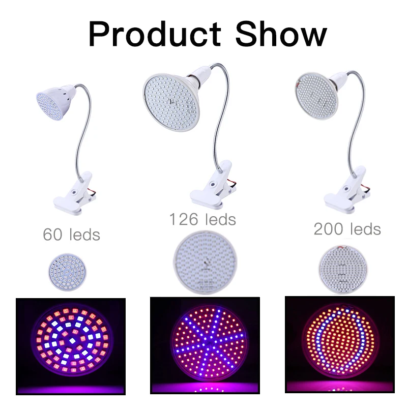  LED Grow light Full Spectrum Fitolamp Hydroponics Phyto lamp Phyto-Lamp For Vegetable Flower Seedli - 32868023750