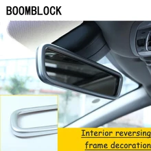 BOOMBLOCK, автомобильные наклейки для внутреннего зеркала заднего вида, Стайлинг для BMW F30 F34 F35 3 серии 320i 316i, автомобильные защитные аксессуары