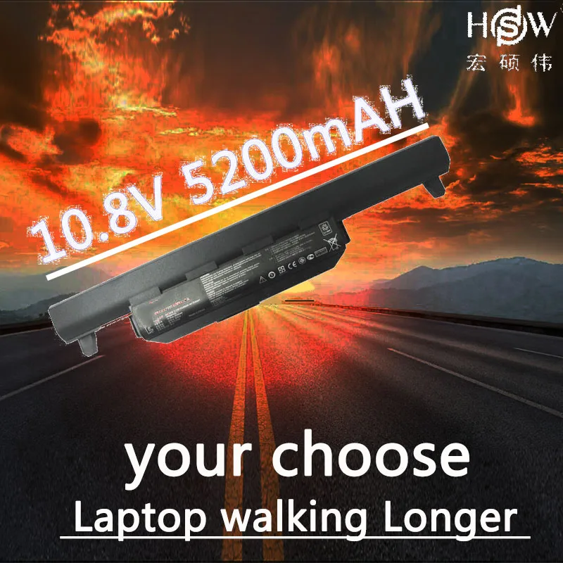 

HSW Laptop Battery for ASUS A45 A55 A75 K45 K55 K75 R400 R500 R700 U57 laptop battery X45 X55 X75 Series A32-K55 A41-K55 battery