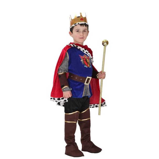 Halloween Luxury King Prince Cosplay Costume Kids Boys Carnival Birthday Fancy Party Dresses - Image 3