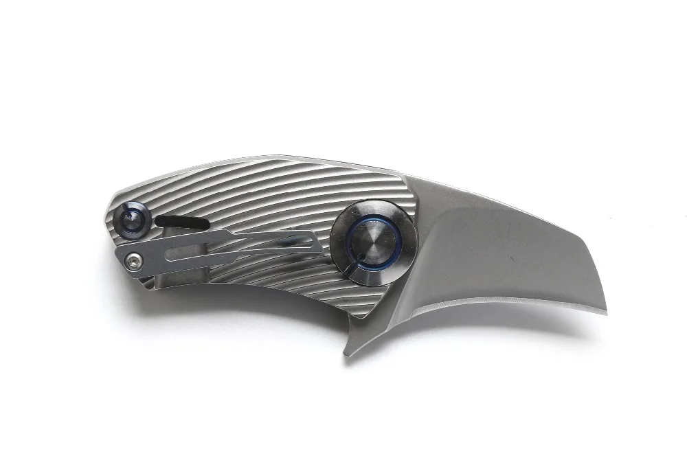 Тактический складной нож DICORIA Parrot SiDis Flipper клинок 9Cr18MoV рукоятка из титана G10