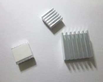 

3pcs Adhesive Raspberry Pi Heatsink Cooler Pure Aluminum Heat Sink Set Kit Radiator For Cooling Raspberry Pi 2 B Free shipping