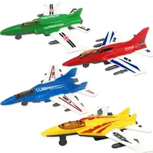 Cute Interesting Pull Back Plane Toy Mini Aircraft Airplane Shape Toy for Kids Gift 1 pcs pull back gliding aircraft mini diecasts model aircraft rotate propeller toy for children random color 4 style bei jess