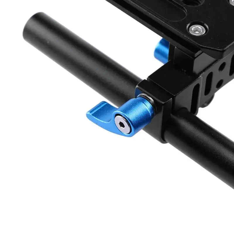 Universal Aluminium Alloy Rail System SLR Camera DV Slider Track Video Stabilizer Rail Track with 1/4 3/8 Screw Mount Adapter