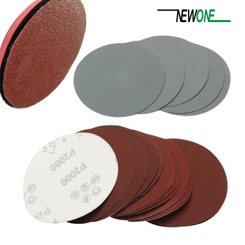 25 pcs/set 5 inch round sanding paper abrasive tools with grit 800/1000