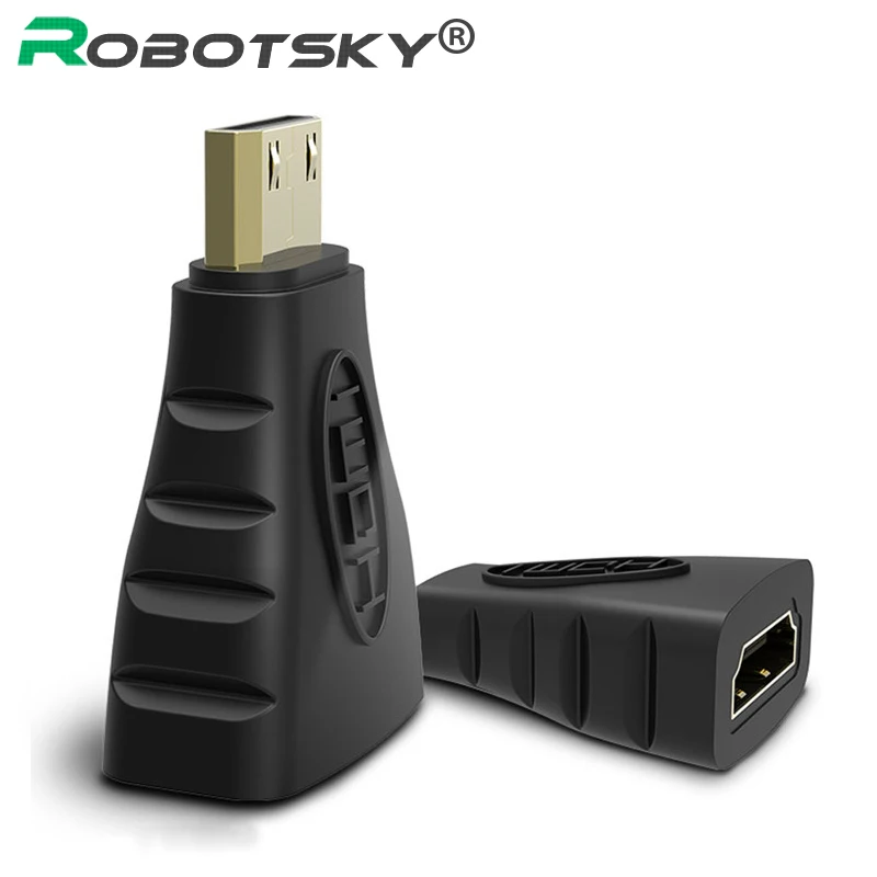 

Robotsky Mini HDMI Male to HDMI Female Converter 1080P HDMI Adapter Extender Cable for HDTV Laptop Projector
