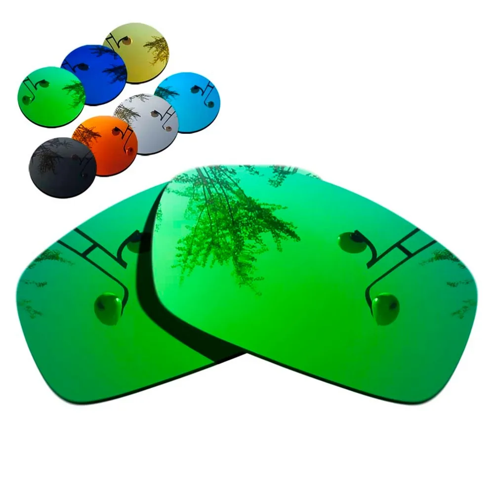 

100% Precisely Cut Polarized Replacement Lenses for X Squared Sunglass Green Mirrored Coating Color- Choices