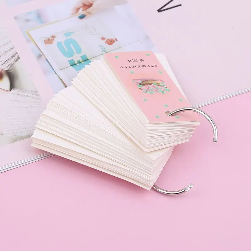4 styles Lovely 110 Sheets  Mini Notebook School Supply Vocabulary Writing Reciting Book