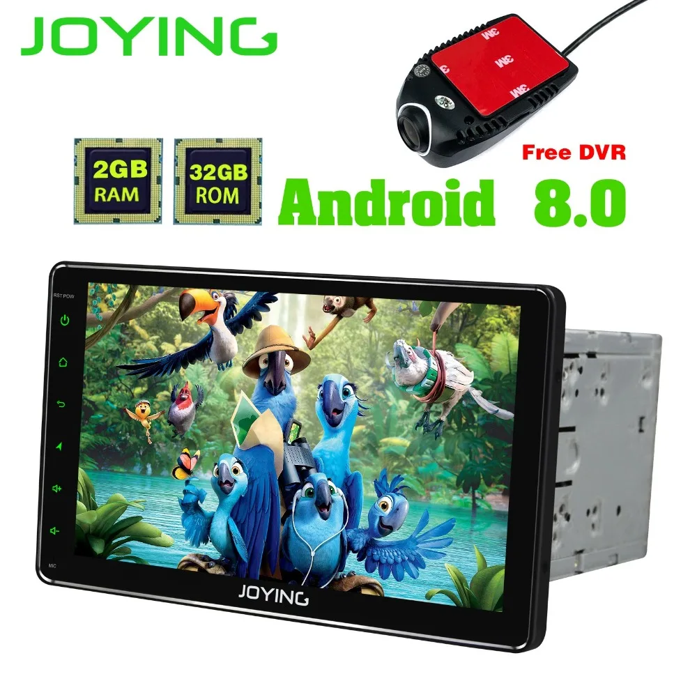 

joying 9"Double 2 Din Universal Head Unit GPS Navigation Android 8.0 Car Radio Stereo Multimedia Player with Digital Amplifier