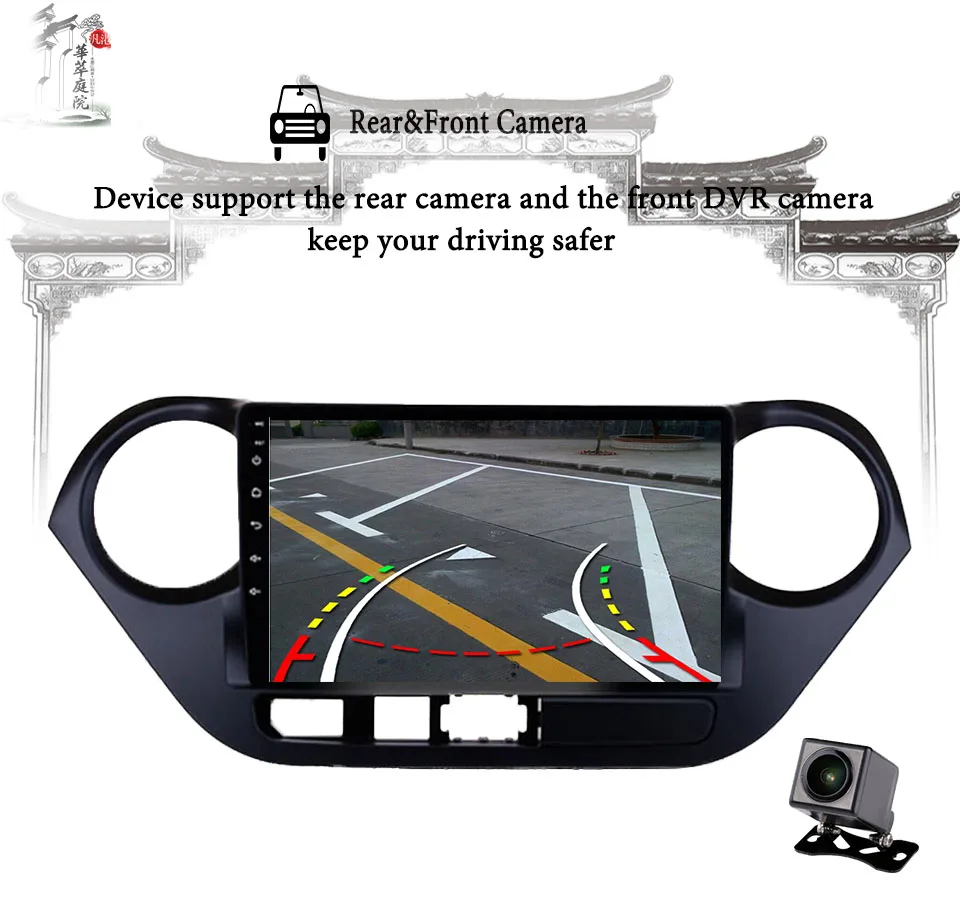 Clearance Car radio Multimedia dvd player 9" android 9.1 For Hyundai i10 2013-18 stereo gps audio head unit tape recorder Stereo 2