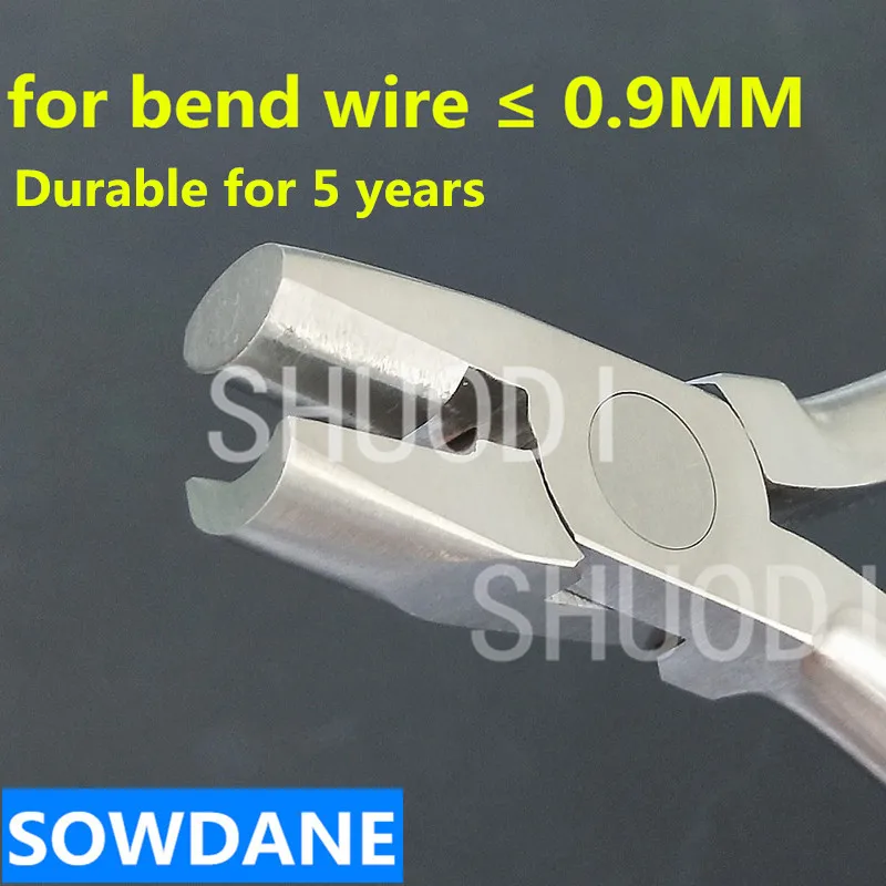 

Dental Orthodontic Heavy Hollow Chop Contouring Arch Forming Plier for maximum 0.9mm wire