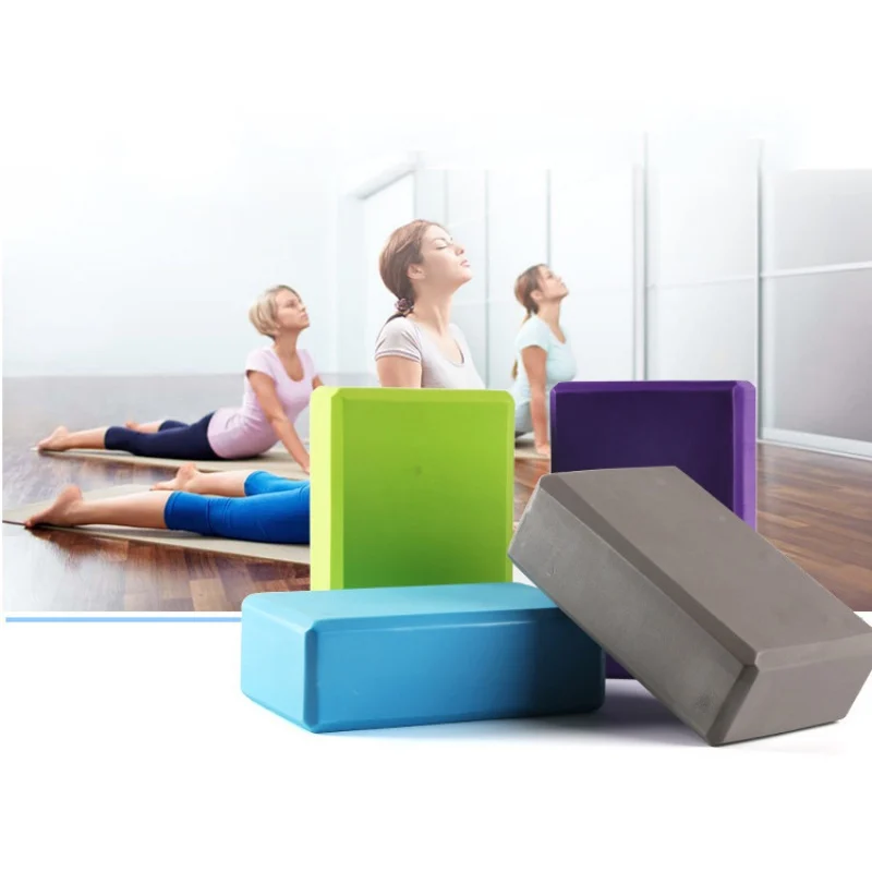 

New 5 Colors Pilates EVA Sports Exercise Gym Foam Yoga Block Brick Workout Stretching Aid Body Shaping Health Training
