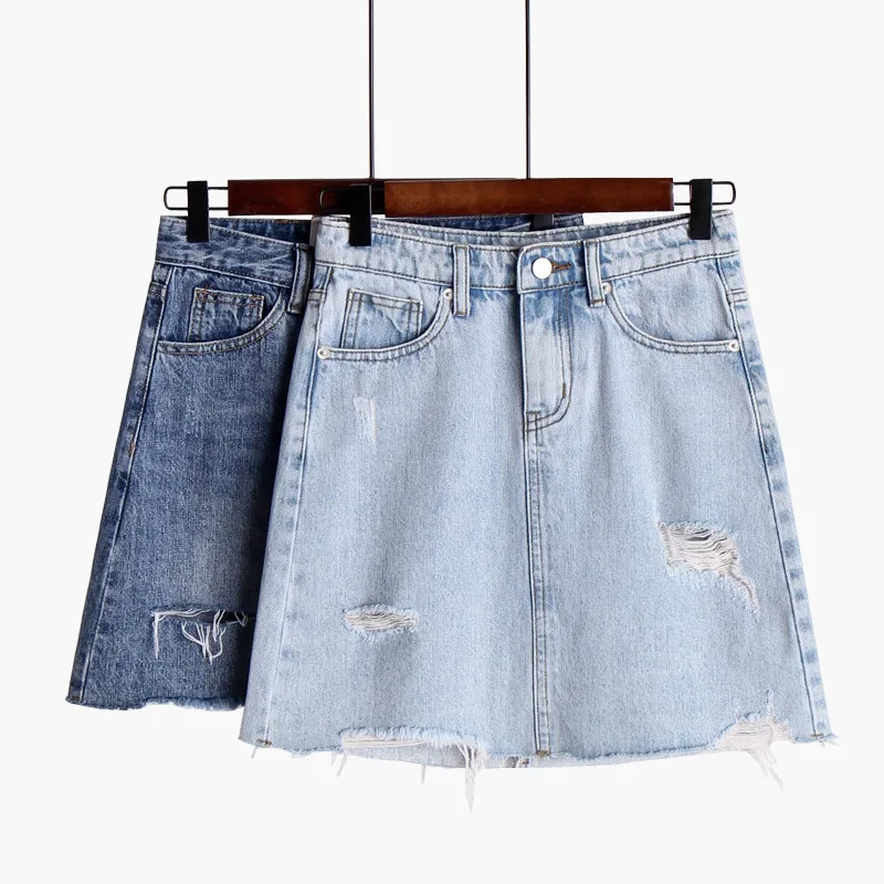 

Brand Women Skinny Shorts Jeans Fashion Summer High Waisted Denim Jeans Women Short 2019 New Femme hip hop Hole Denim Shorts