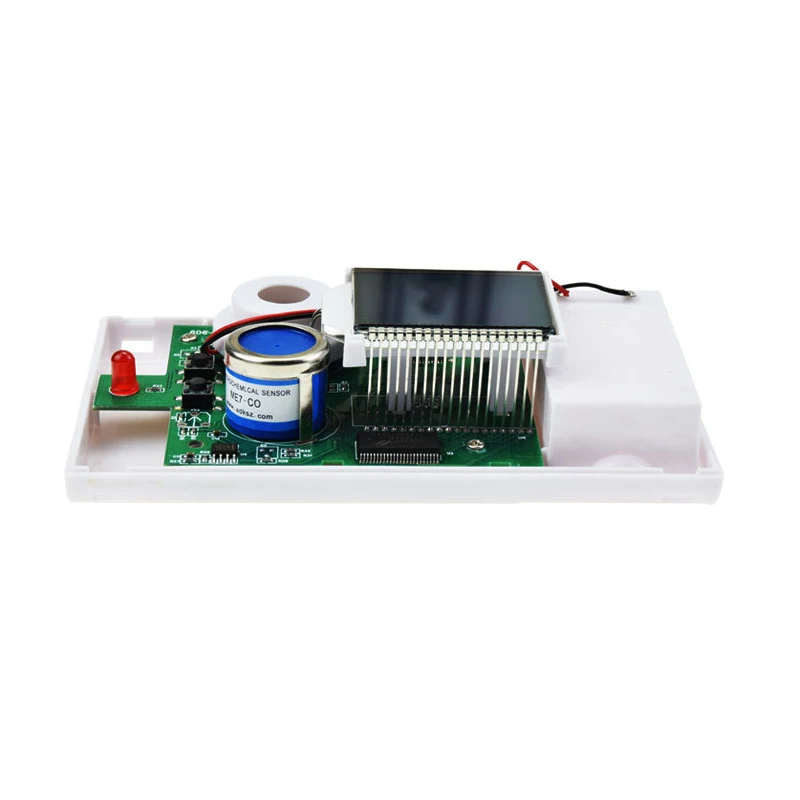 

Carbon Monoxide Detector With LCD Display Voice Prompt CO Gas Tester Warning Sensor Clock Home Security Alarm GT66