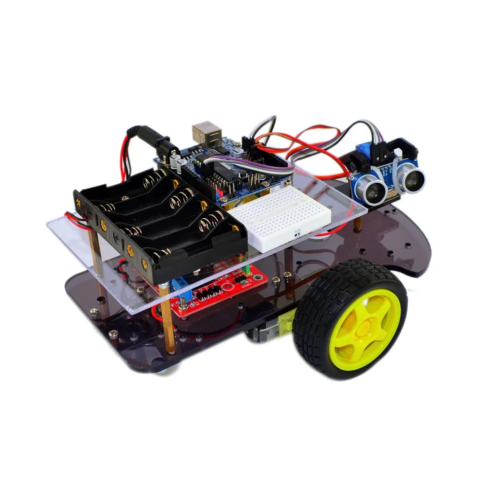 Intelligent tracking the car DIY 2WD Robot Smart Car Chassis HC-SR04 Ultrasonic Intelligent Car For Arduino Intelligent tracking the car DIY 2WD Robot Smart Car Chassis HC-SR04 Ultrasonic Intelligent Car For Arduino