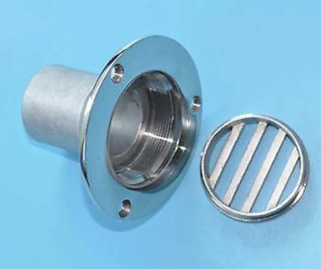 

STAINLESS STEEL 1-1/2 INCH BOAT DECK DRAIN FOR BOAT,YACHT