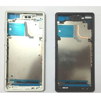 

Original Middle Bezel LCD Frame Cover For Sony Xperia Z2 D6502 D6503 D6543 Housing Chassis With USB Door Cap Plug +Side Button