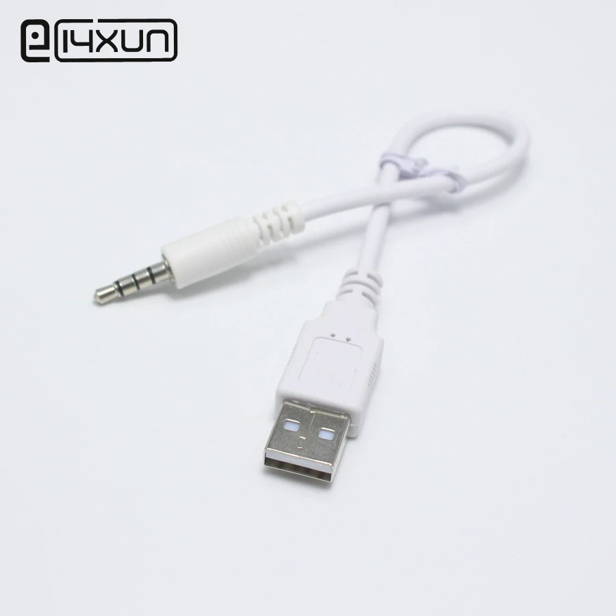 

EClyxun 1pcs USB 2.0 Type A Male Plug To 3.5mm AUX Audio Cable Charging Connector for connect OTG to Phone