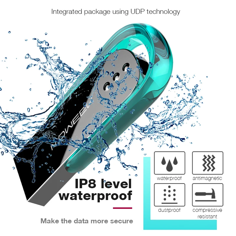 Moweek Future USB флеш-накопитель MF91 металлический 32 Гб Высокоскоростной usb 3,0 флеш-накопитель 128 ГБ флеш-накопитель 64 Гб карта памяти 16 Гб Флешка в подарок