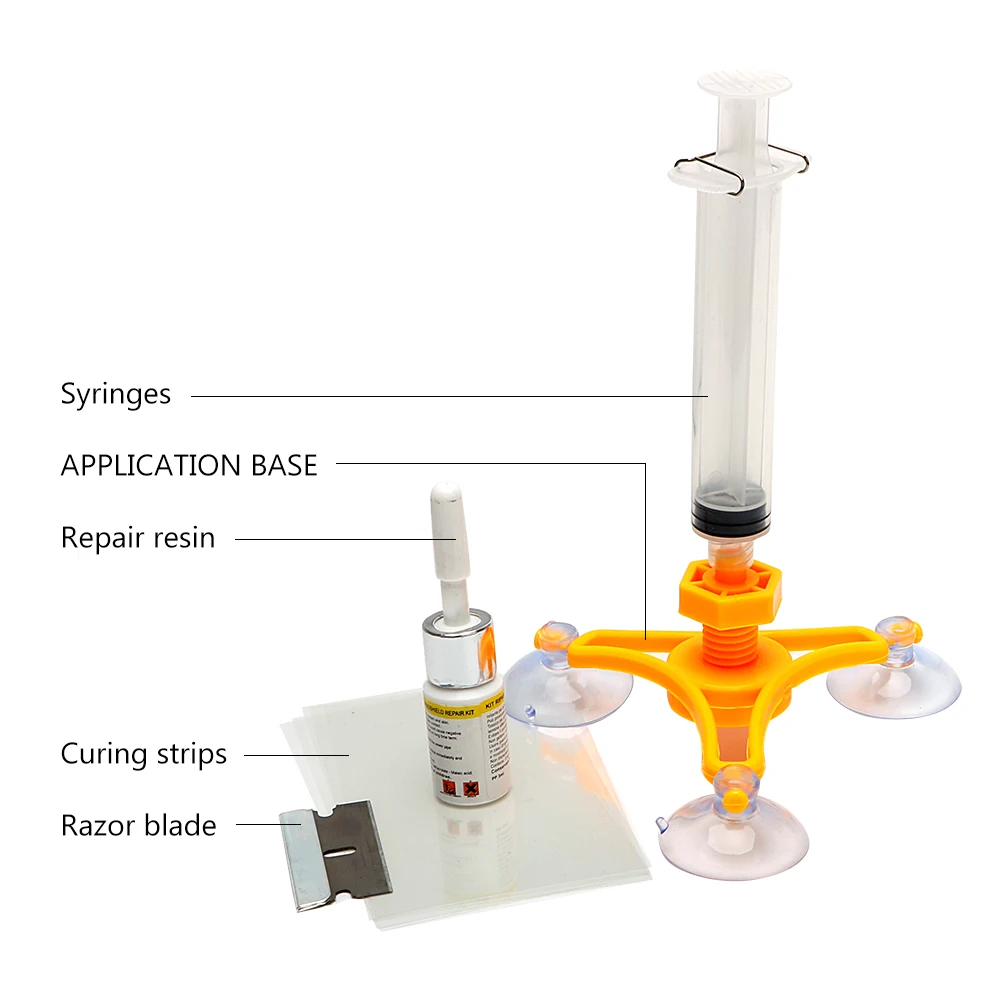 DIY Автомобильный инструмент для ремонта стекла Комплект Для Ремонта Лобового Стекла оконный экран полировка автомобиля-Стайлинг авто комплект для обслуживания чип трещины