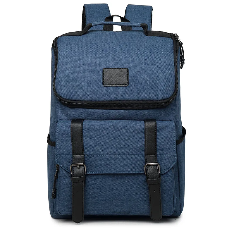 Брендовый Повседневный 15,6 дюймовый Мужской рюкзак для ноутбука, вместительные рюкзаки для путешествий, школьная сумка, рюкзак для подростков - Цвет: blue