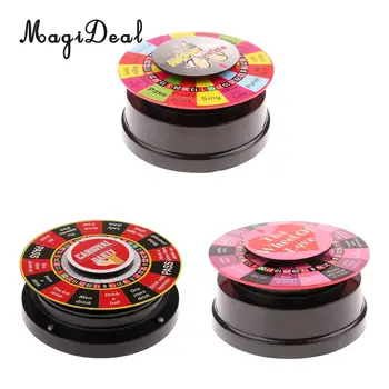 

MagiDeal Electric Turntable Roulette Drinking Game Spinning Wheel for Bar Pub Club KTV Friend Family Party Novelty Toy