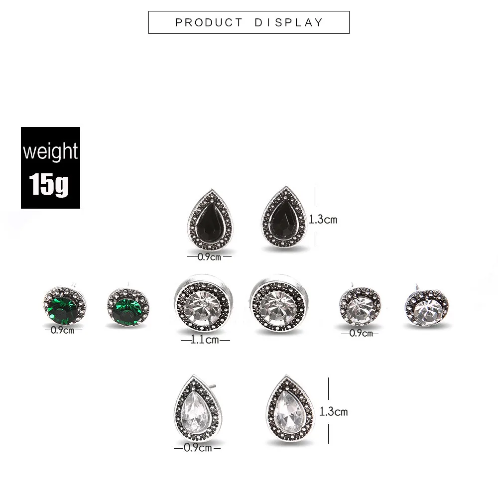 

E0245 2019 European Fashion Designs Jewelry Earrings For Women Girls Assorted Gold/Silver Small Multi Shapes Tiny Stud Earrings