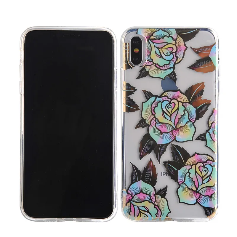 Floral plating iphone 7 case-7 (2)