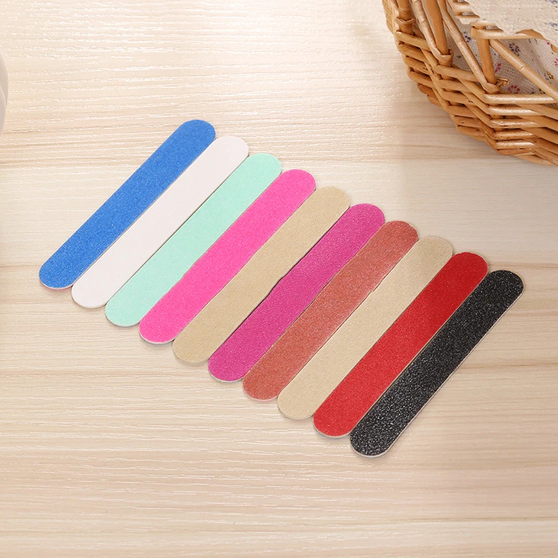 

20pcs/Lot Nail Art Manicure Buffer Sanding Nail Files Crescent Sandpaper Grit Manicure Device Nail Art Decorations Tool
