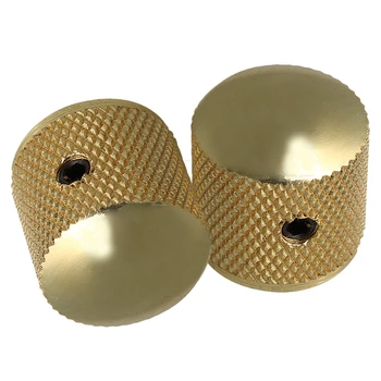 

Yibuy 4PCS HEAVY GOLD ELECTRIC GUITAR BRONZE KNOB W/Screw