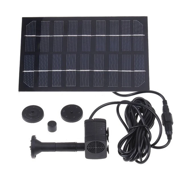 

2PCS Solar Powered Submersible Water Pump Fountain Pond Lights Outdoor 1.8W 9V