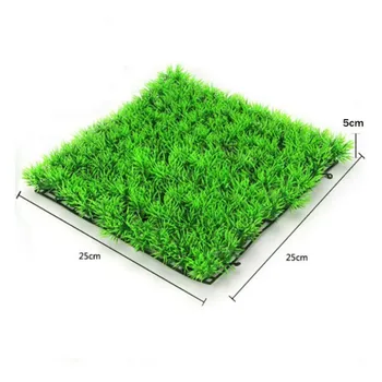 

2019 New Simulation Aquatic Plants Artificial Water Aquatic Green Grass Plant Lawn Aquarium Fish Tank Landscape Top