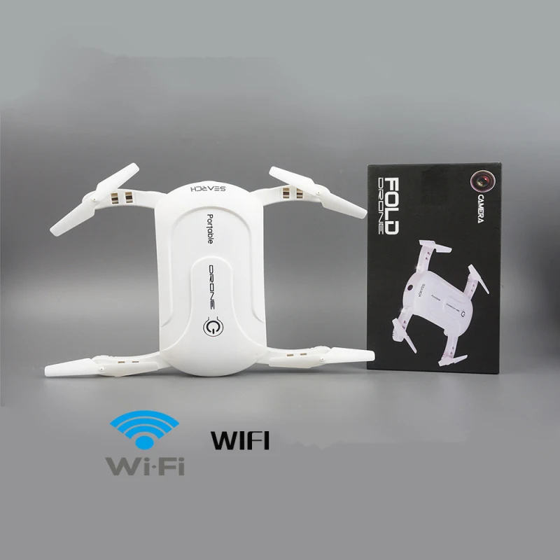 2018 Новейший складной мини карманный Дрон air selifie WIFI FPV rc с HD камерой 4CH 6 осями