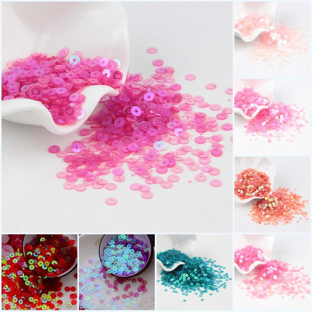 

Paillette 4mm Flat Round Dull Polish PVC Loose Sequins Sewing Craft Wedding Decoration Clothe Garment Shoe Cap DIY Accessory 20g