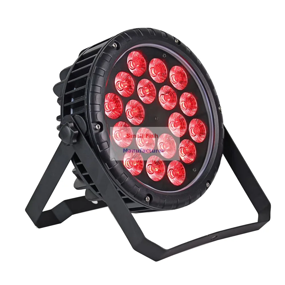 Новый профессиональный светодио дный сцены 18X10 Вт RGBW 4IN1 PAR LED DMX этап эффект освещения DMX512 подчиненная Водонепроницаемый par огни