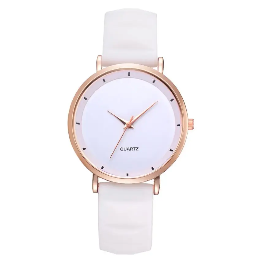 

Fashion Leisure Style Women Silicone Strap Quartz Casual Watch Luxury Women's Ladies WristWatches relogio feminino montre femme