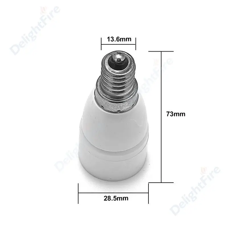 Details about   Lampensockel Adapter E14 zu E27 Leuchtmitteladapter Adaptersockel LED Konverter 