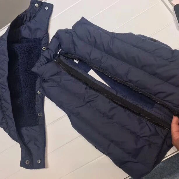 

Kids Down Vest Children Boy Girl Vest Jacket Detachable Winter Spring Waistcoats for baby down parks snowsuit coats in stock