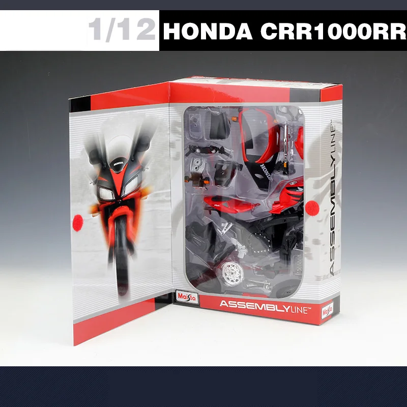 Skup 112 Maisto zabawka motocykl CBR 1000RR model symulacyjny diy zmontowane pojazd silnikowy zabawki edukacyjne dla dzieci zestawy