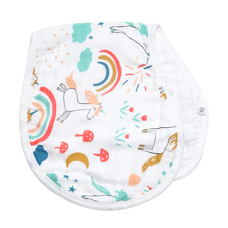 10 Pieces 20 x 10 Inch Muslin Burp Cloths Baby Muslin Washcloths Burping Cloth Diapers Bibs for Newborn Absorbent Baby Wipes for Boys Girls Baby Registry As Shower 