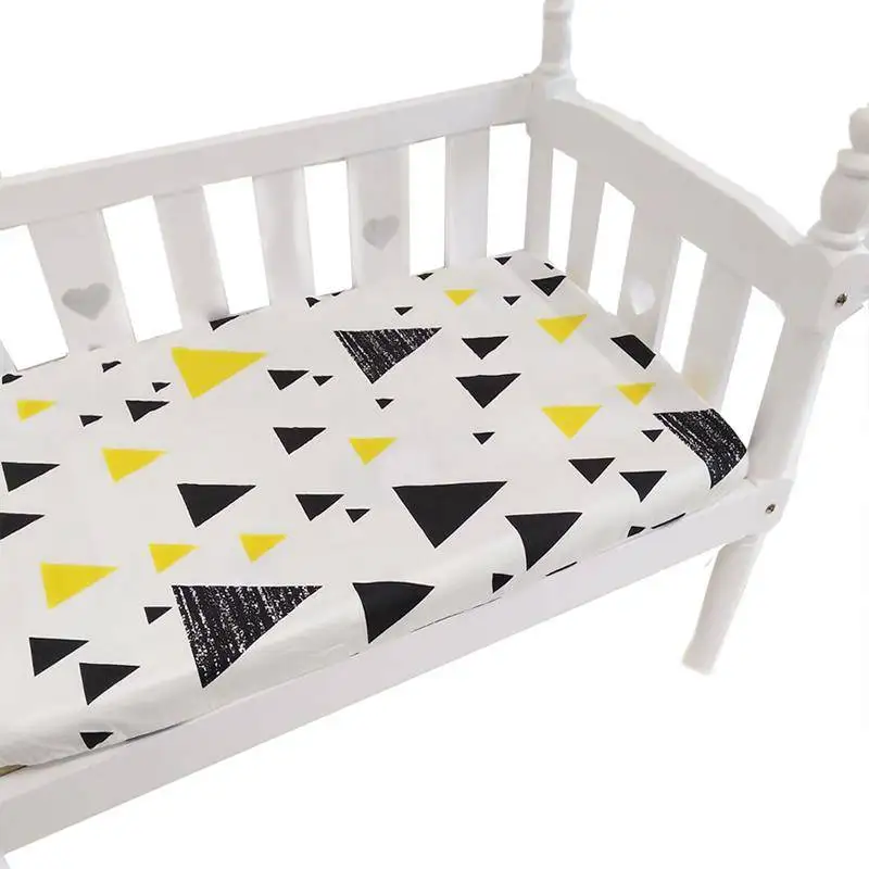Lovely Pattern Mini Crib Mattress Cover For Newborns Cotton Fitted Sheet Universal Size Bed Sheet Infant Beddings For Cot Lovely Pattern Mini Crib Mattress Cover For Newborns Cotton Fitted Sheet Universal Size Bed Sheet Infant Beddings For Cot