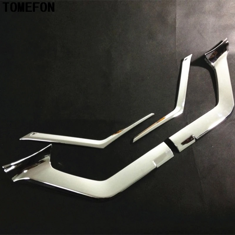 For Nissan X-Trail T32 Rogue 2014 2015 2016 ABS Chrome Front Bumper Grille Grill Cover Trim X Trail XTrail Car Styling 4pcs | Автомобили и