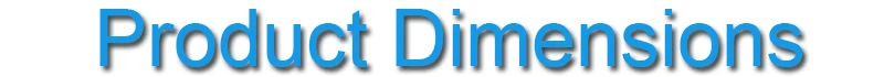 Product Dimensions